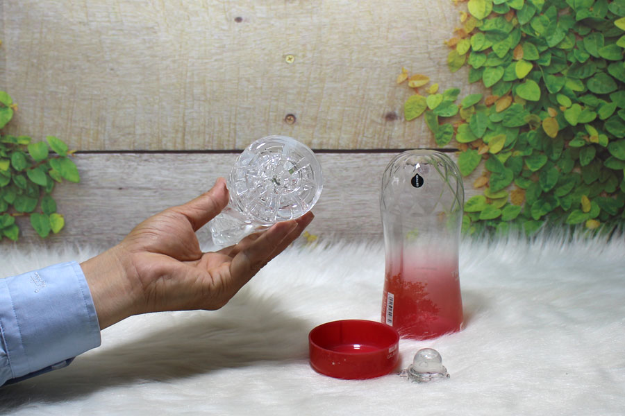 Âm đạo cầm tay trong suốt silicon y tế cao cấp Galaku Nhật Bản