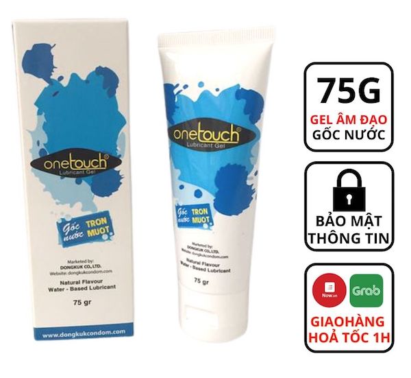 Gel bôi trơn gốc nước Onetouch Thái Lan 75gr tăng độ ẩm tự nhiên
