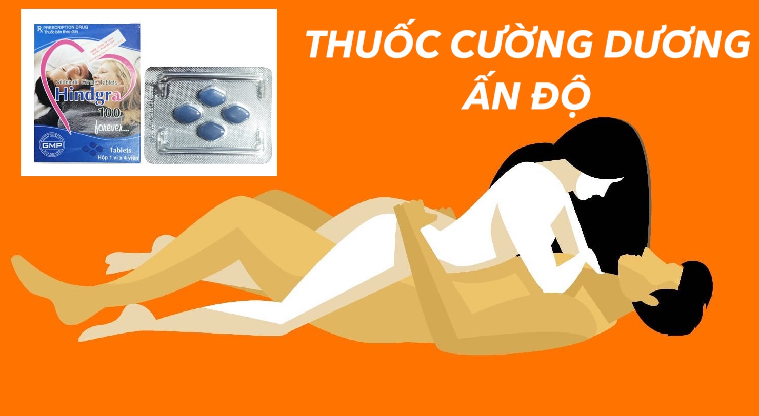 Viên uống tăng cường sinh lý nam Hindgra 100mg chống xuất