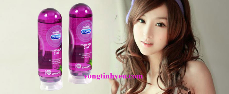 Gel bôi trơn Durex Play Massage 2in1 200ml vitamin E mềm mượt Gel bôi trơn Durex Play Massage 2in1 200ml vitamin E mềm mượt