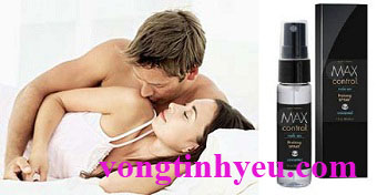 chai xịt chống xuất tinh sớm max control prolong spray