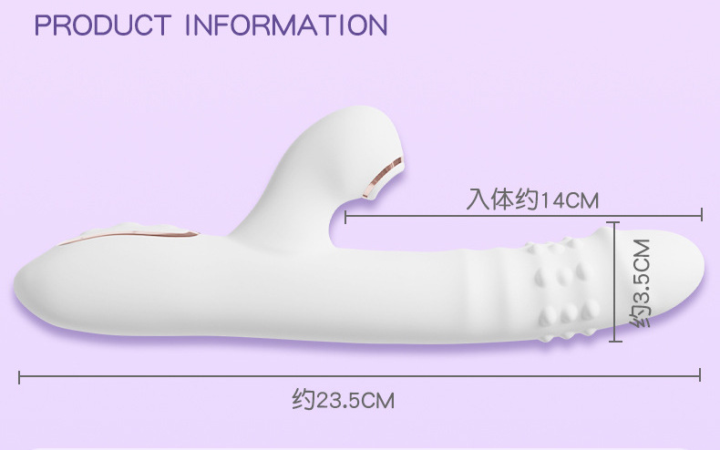 Dương vật giả cầm tay đa năng Jiuai rung thụt xoay bi cực đỉnh