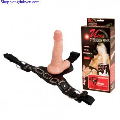 Dương vật giả dây đeo đặc ruột không rung cao cấp