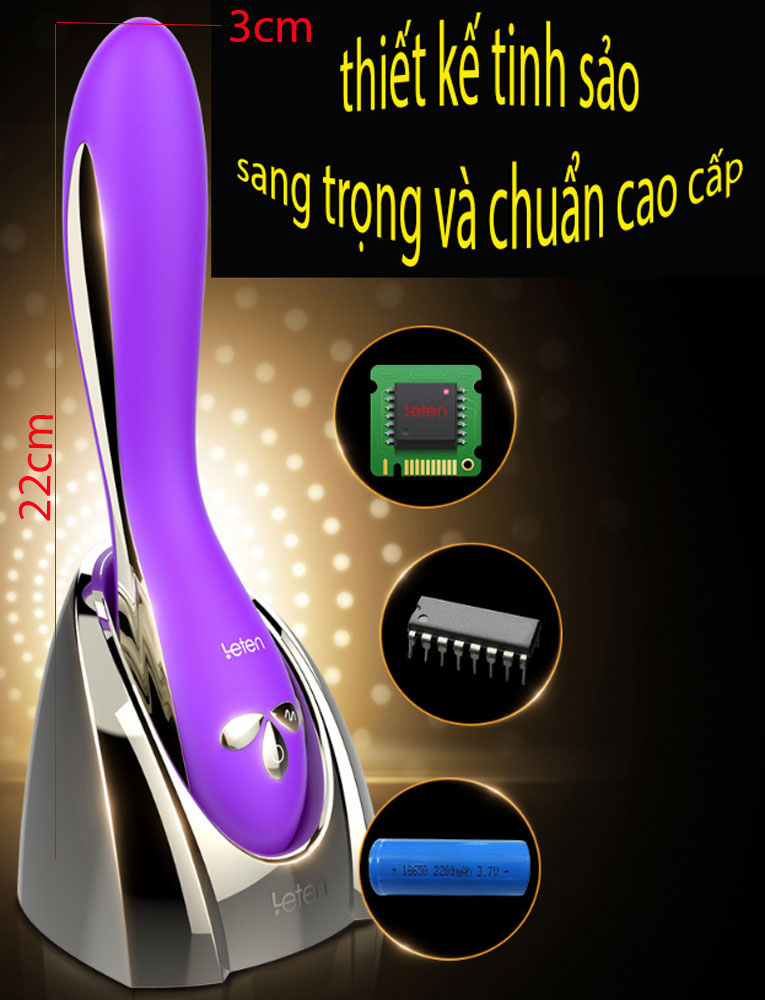 Rung cầm tay Leten cao cấp đa chế độ phù hợp mọi người Rung cầm tay Leten cao cấp đa chế độ phù hợp mọi người
