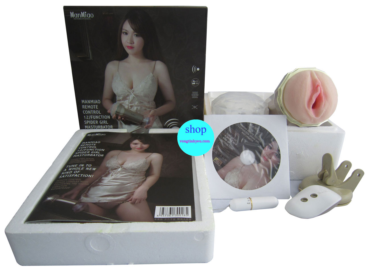 Âm đạo giả Manmiao rung điều khiển từ xa giá rẻ chất lượng