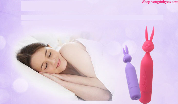 Máy massage âm đạo đầu thỏ giá rẻ, kích thích mạnh mẽ, dễ sử dụng