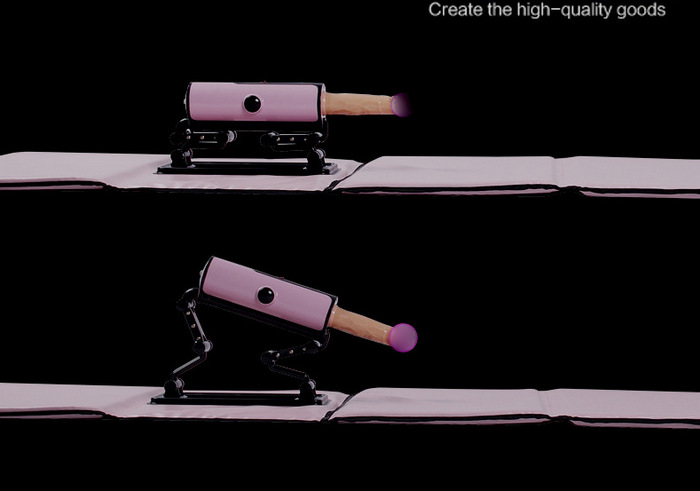 Máy làm tình tự động điều khiển từ xa có nệm trải silicon cao cấp