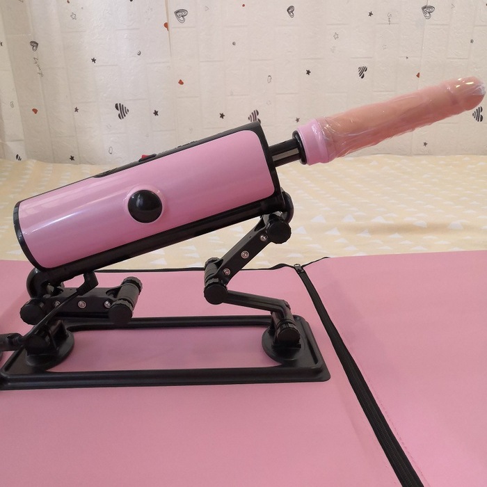 Máy làm tình tự động điều khiển từ xa có nệm trải silicon cao cấp