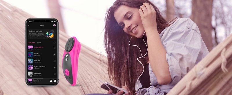 Máy rung mini gắn quần chíp Lovense điều khiển smartphone siêu nhỏ gọn