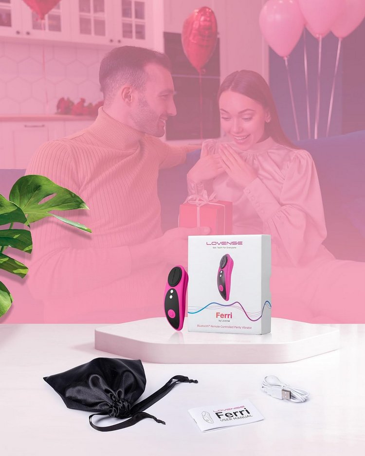 Máy rung mini gắn quần chíp Lovense điều khiển smartphone siêu nhỏ gọn