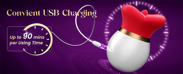 Máy rung hút lưỡi bú 3 in 1 massage núm vú điểm G 10 chế độ rung bú liếm