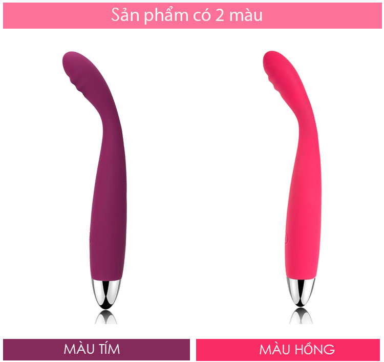 Que rung cầm tay đa năng Svakom silicon ABS cao cấp chống nước