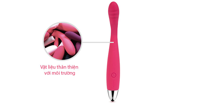 Que rung cầm tay đa năng Svakom silicon ABS cao cấp chống nước