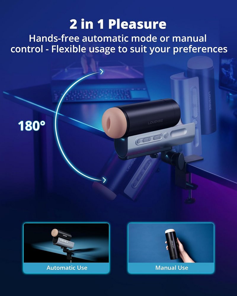 Máy thủ dâm tự động Lovense Solace Pro kết nối app cao cấp