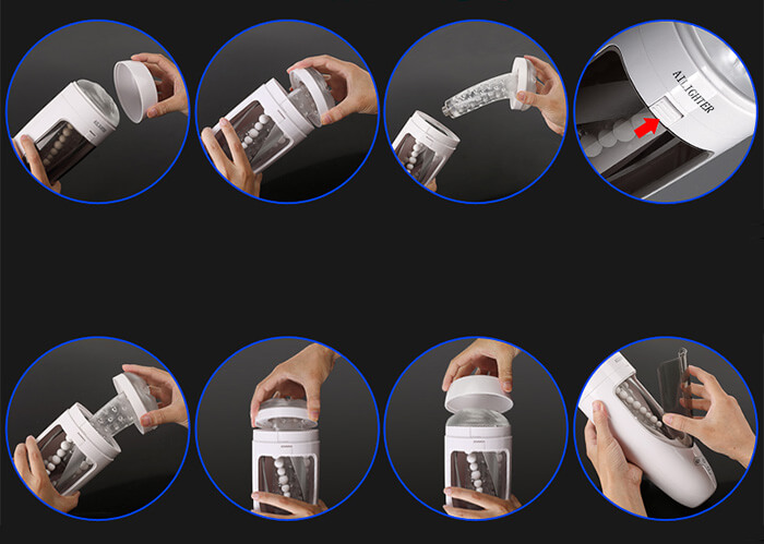 Máy thủ dâm tự động gắn tường Juicer Ailighter cao cấp