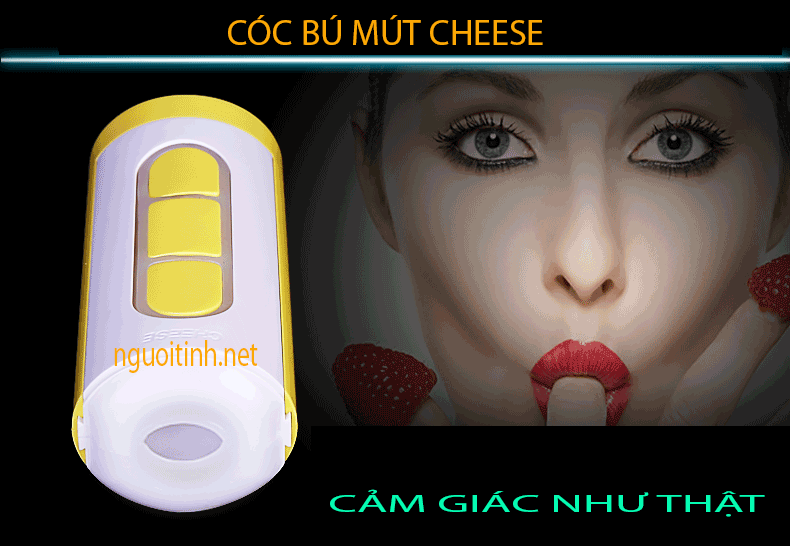 Cốc bú mút Cheese hàng hiệu silicon an toàn kích thích khoái cảm