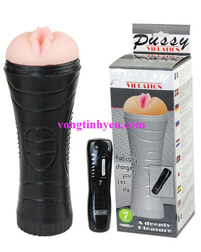 Âm đạo giả đèn pin 7 chế độ rung Pussy chính hãng cao cấp