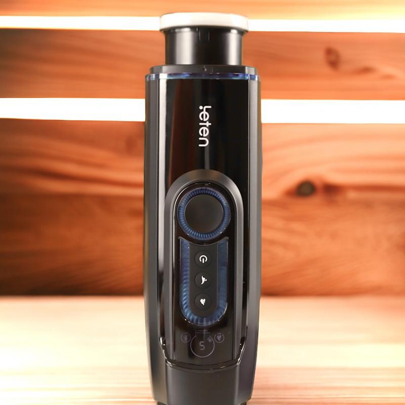 Âm đạo giả tự động Leten Retrac rung thụt sưởi ấm LCD Âm đạo giả tự động Leten Retrac rung thụt sưởi ấm LCD