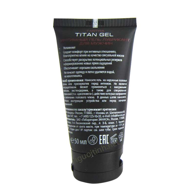 Gel titan Nga chính hãng làm to dài dương vật tự nhiên nhanh Gel titan Nga chính hãng làm to dài dương vật tự nhiên nhanh