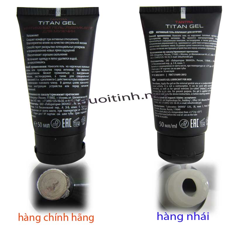 Gel titan Nga chính hãng làm to dài dương vật tự nhiên nhanh Gel titan Nga chính hãng làm to dài dương vật tự nhiên nhanh
