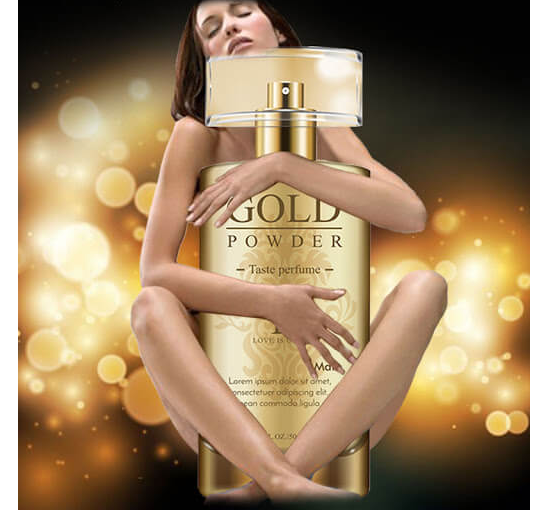 Nước hoa kích dục nữ Gold Powder D cao cấp tăng ham muốn kích thích mạnh mẽ