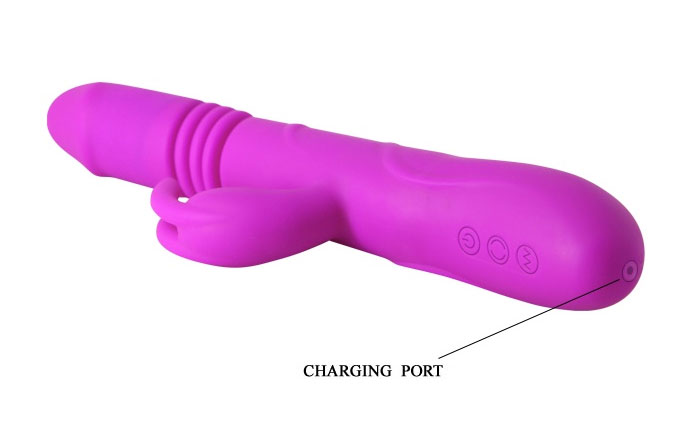 Dương vật giả rung thụt đa năng Pretty Love Ward silicon mềm mại