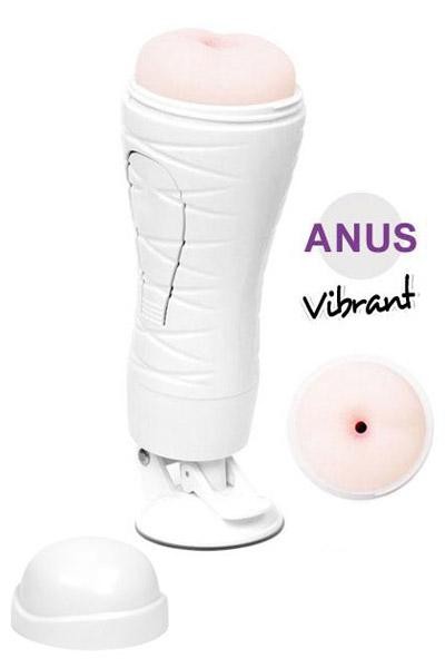 Âm đạo giả có đế hít tường Crazy Bull Flora silicon mềm mại