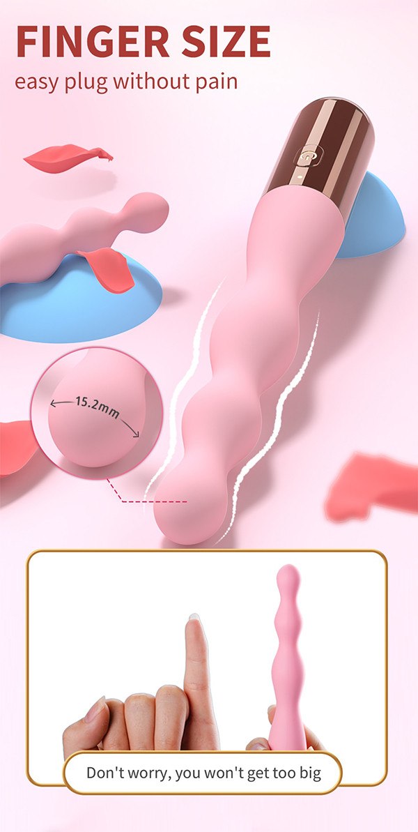 Que rung chuỗi hạt Galaku Bead kích thích hậu môn mạnh mẽ