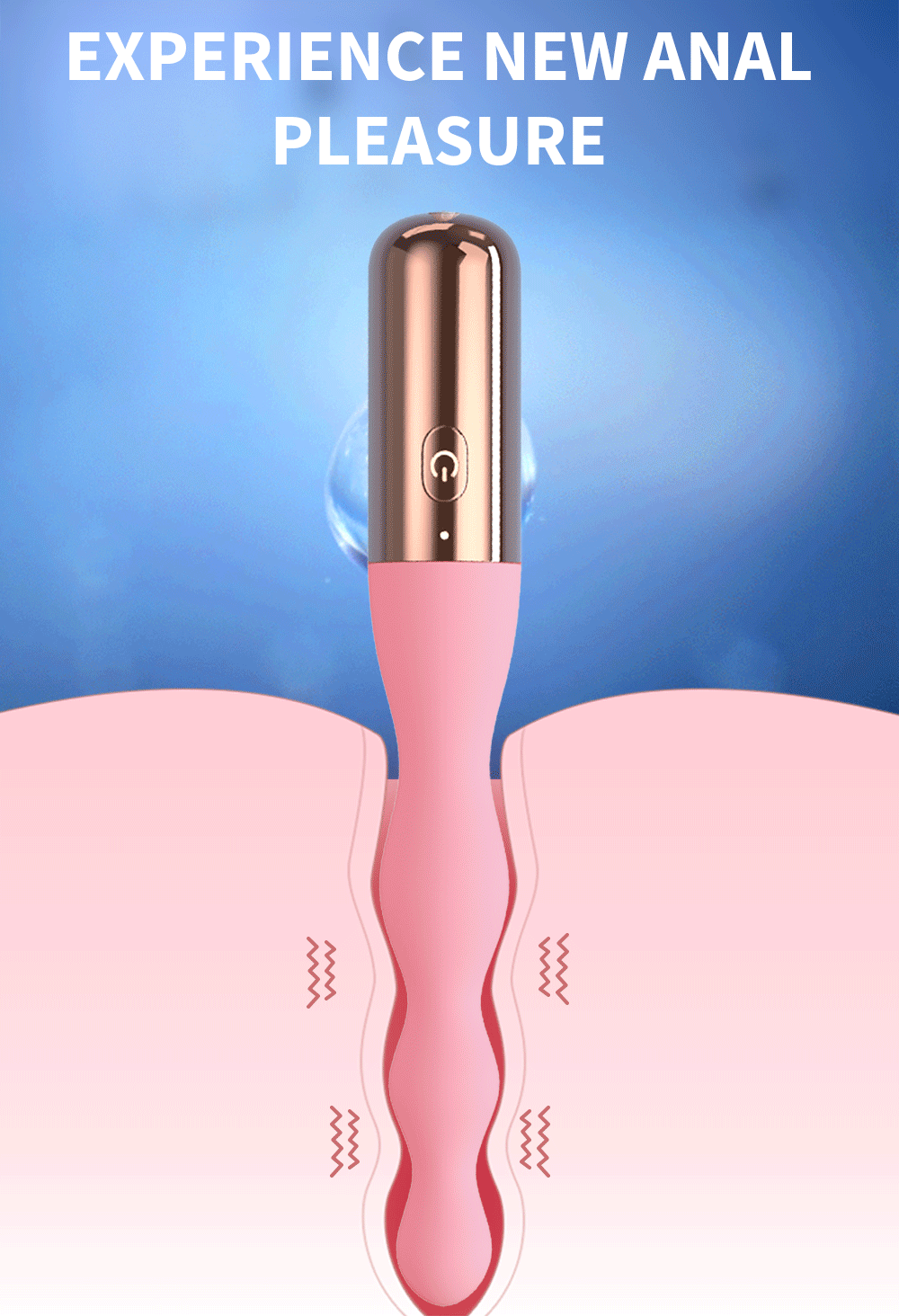 Que rung chuỗi hạt Galaku Bead kích thích hậu môn mạnh mẽ