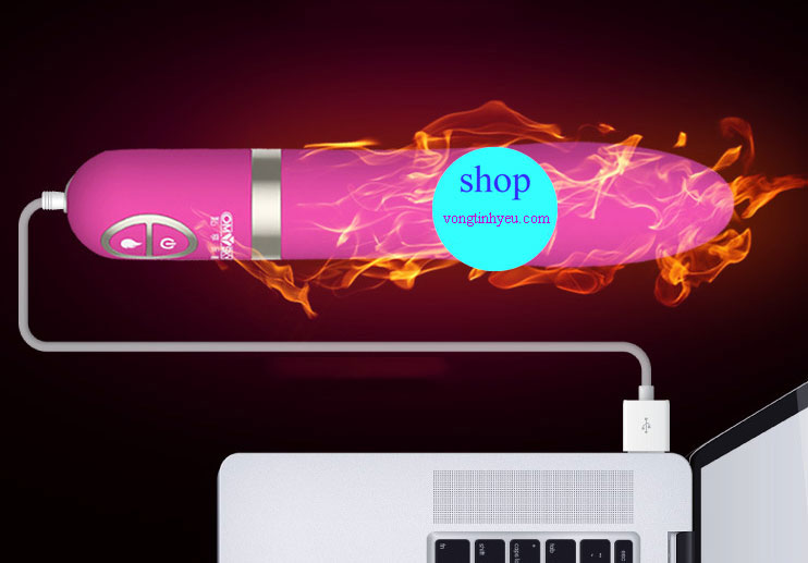 Que rung nhiệt cao cấp đa chế độ rung mạnh mẽ đạt cực khoái dễ dàng