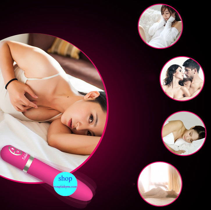 Que rung nhiệt cao cấp đa chế độ rung mạnh mẽ đạt cực khoái dễ dàng