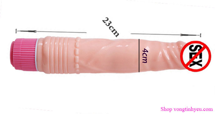 Dương vật rung 2 pin mạnh giá tốt silicon mềm mại dễ dùng