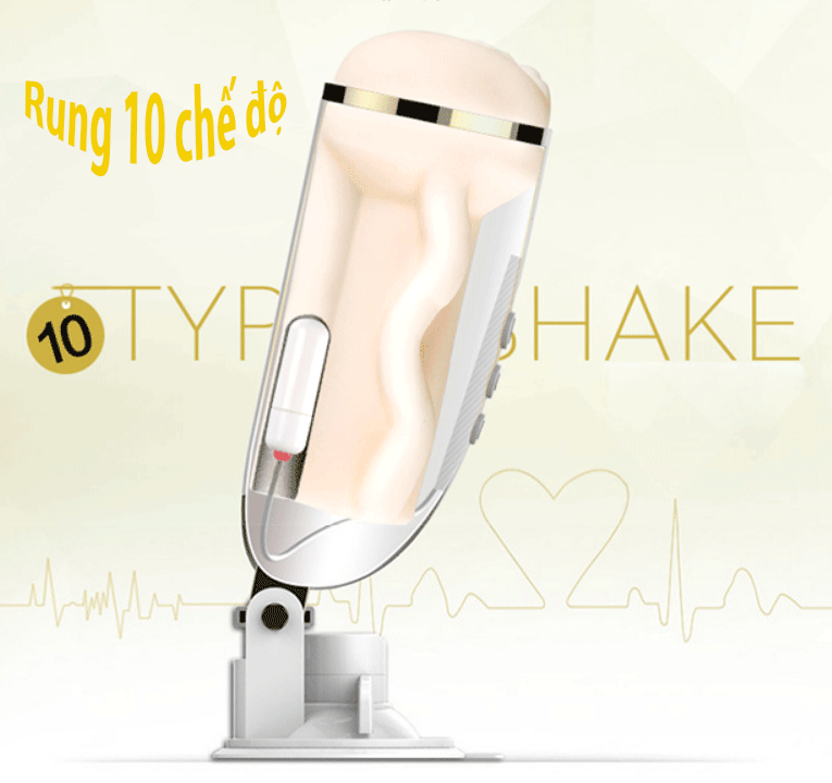 Âm đạo hít tường rung phát âm thanh cao cấp thủ dâm nam thỏa mãn cực đã