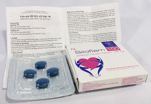 Thuốc cường dương Siloflam 100mg tăng cường sinh lý mạnh mẽ nhập Ấn