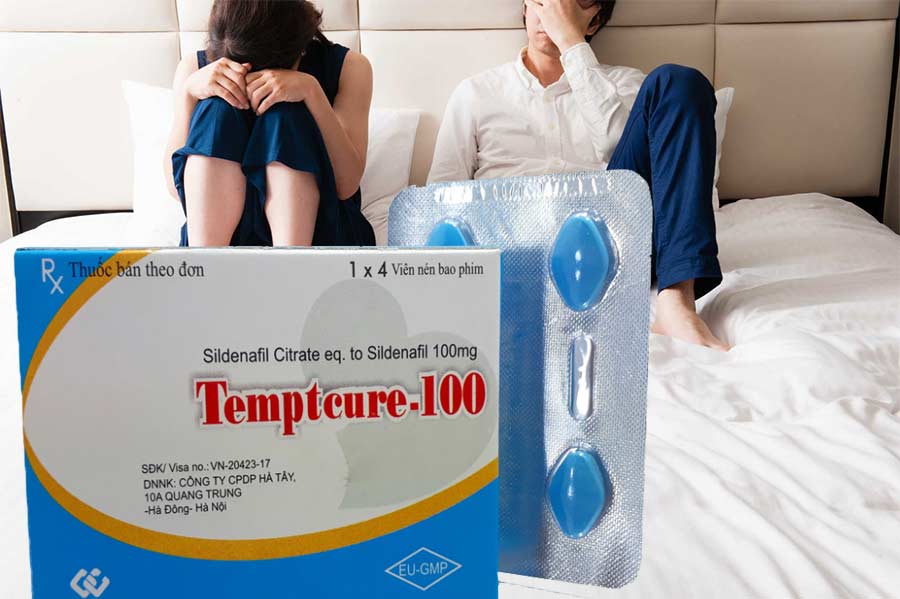 Thuốc tăng sinh lý nam Temptcure 100mg hiệu quả nhanh tăng cường sinh lực