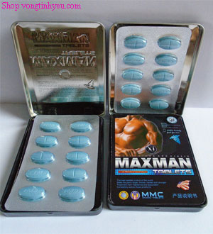 Thuốc cường dương MAXMAN 3800mg tăng bản lĩnh thời gian quan hệ