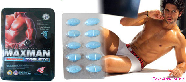 Thuốc cường dương MAXMAN 3800mg tăng bản lĩnh thời gian quan hệ