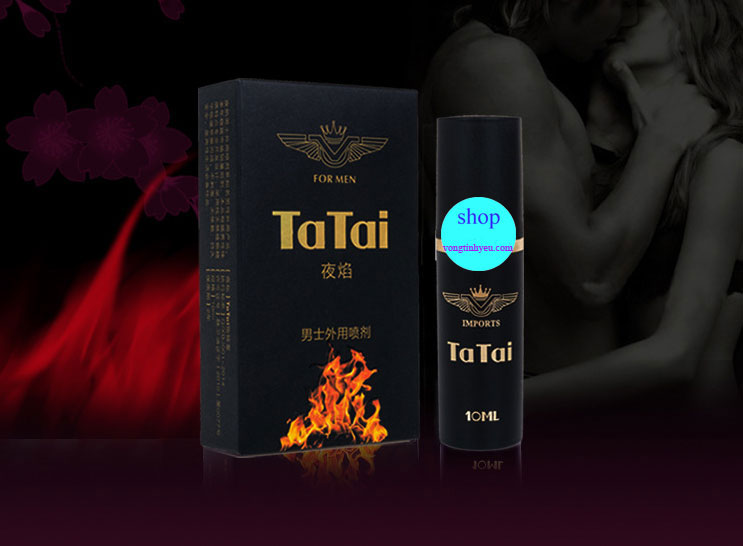 Chai xịt chống xuất tinh sớm Tatai cao cấp an toàn hiệu quả nhanh