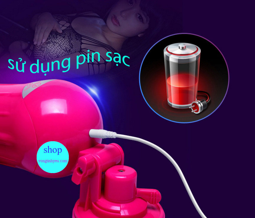 Máy thủ dâm tự động nữ Easy.Love nhiều chế độ rung