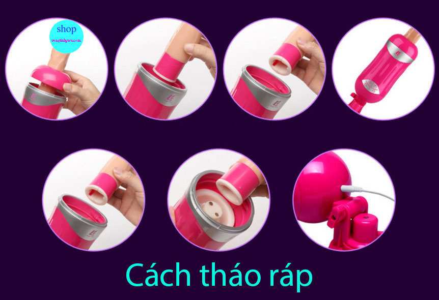 Máy thủ dâm tự động nữ Easy.Love nhiều chế độ rung