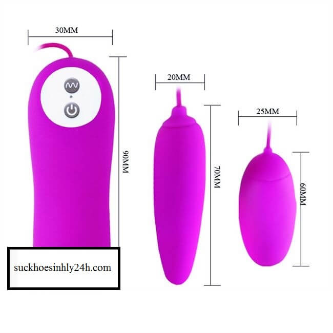 Trứng rung không dây 2 đầu Pretty Love 12 chế độ rung y tế silicone Trứng rung không dây 2 đầu Pretty Love 12 chế độ rung y tế silicone