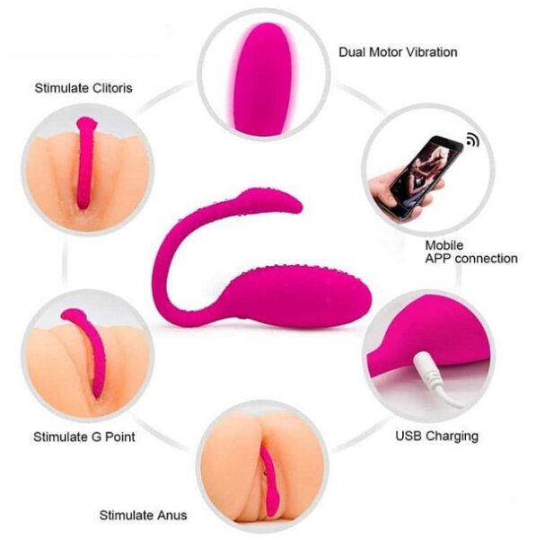 Trứng rung thiên nga Magic Motion Flamingo Bluetooth điều khiển từ xa Trứng rung thiên nga Magic Motion Flamingo Bluetooth điều khiển từ xa