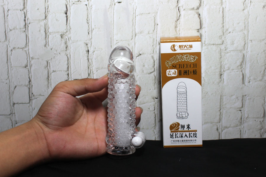 Đôn dên vảy cá rung silicon cao cấp tăng kích thước kích thích