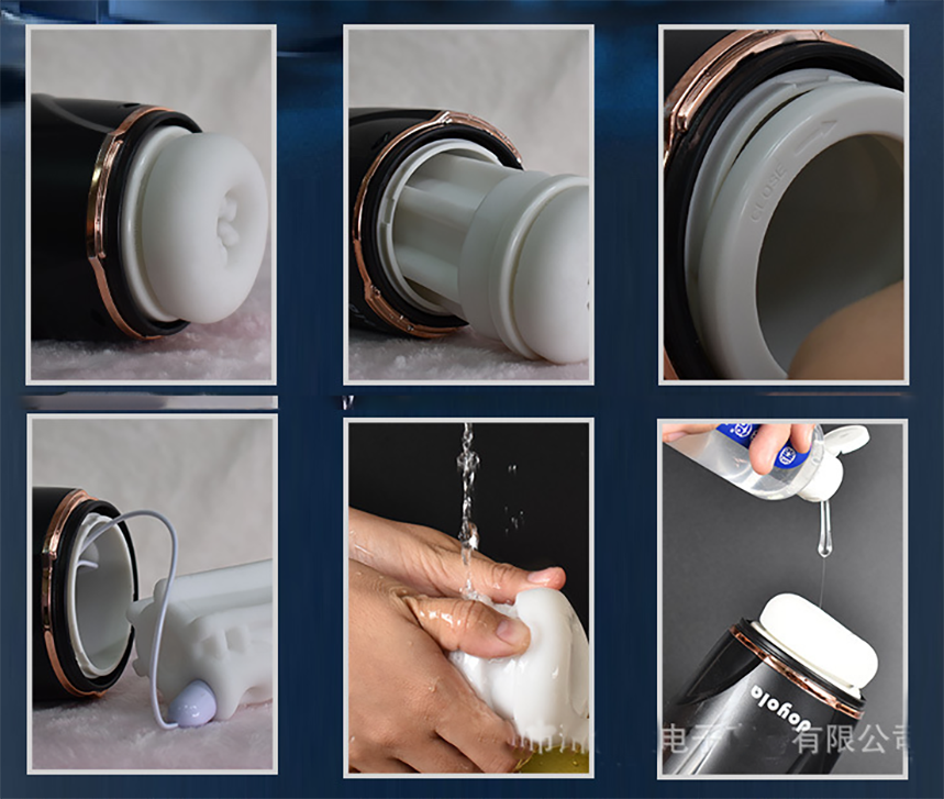 Máy âm đạo giả rung thụt co bóp tỏa nhiệt Doyola cao cấp