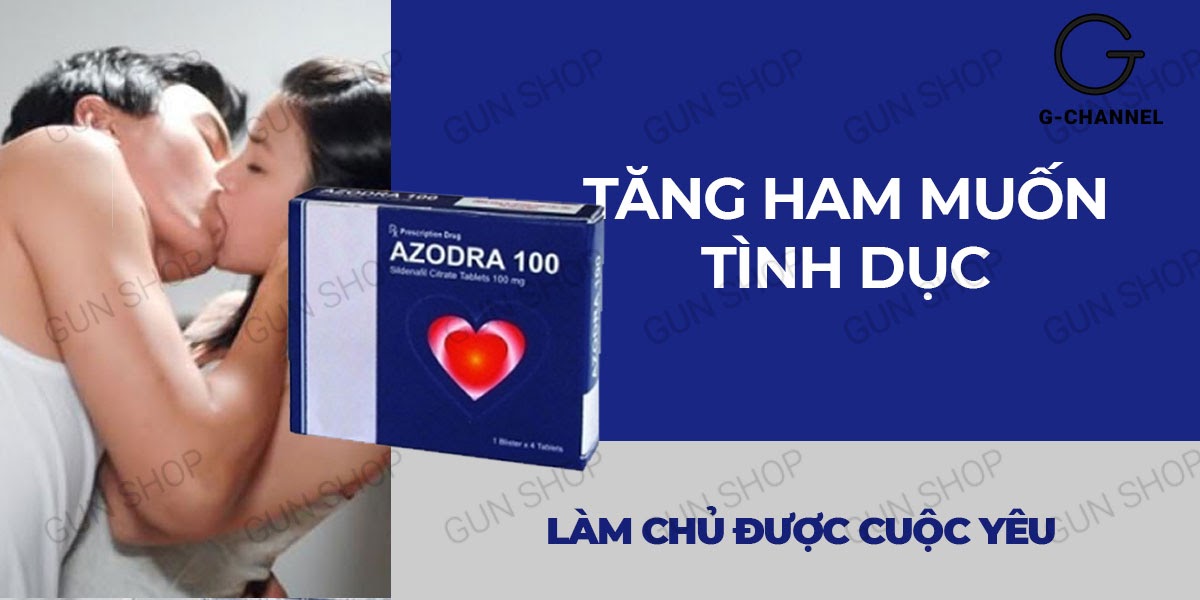 Viên uống cường dương Azodra 100mg kéo dài thời gian quan hệ nam giới