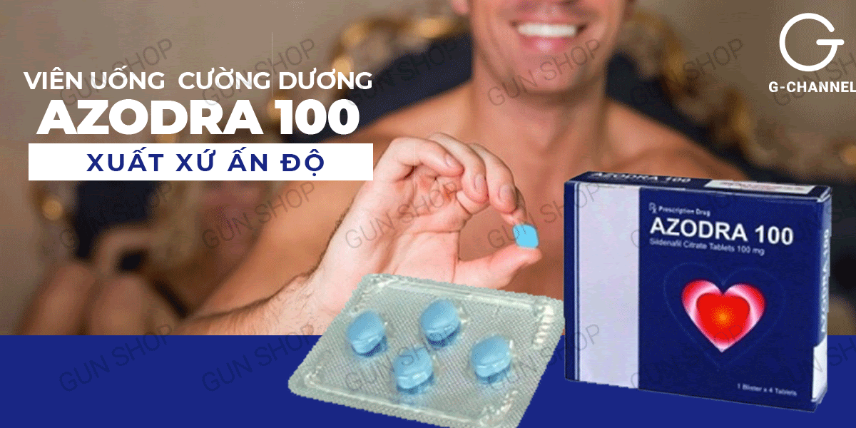 Viên uống cường dương Azodra 100mg kéo dài thời gian quan hệ nam giới