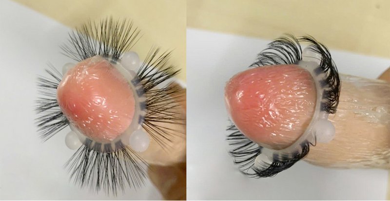 Vòng lông ngựa 4 bi đeo đầu dương vật silicon TPE co giãn