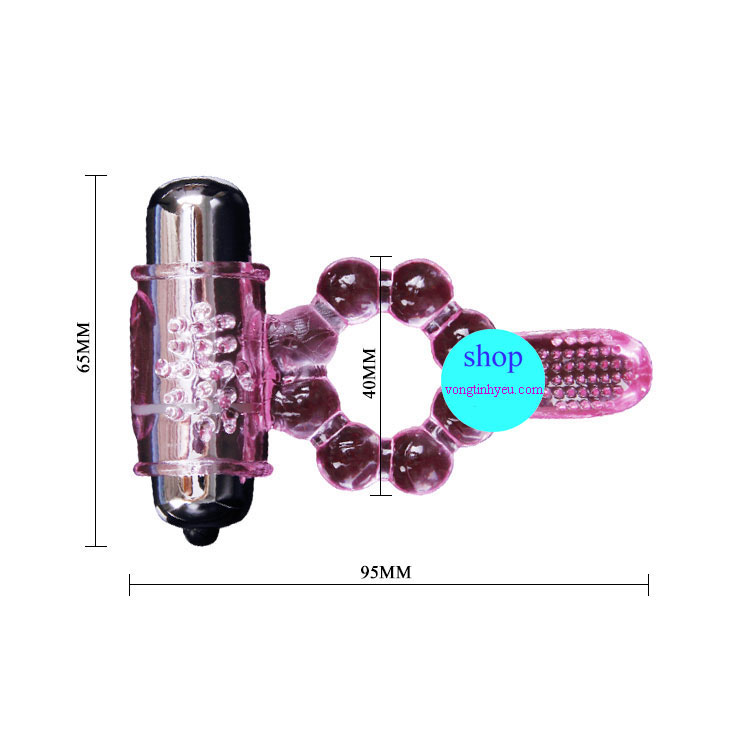 Vòng rung lưỡi liếm cao cấp kích thích khoái cảm mạnh mẽ