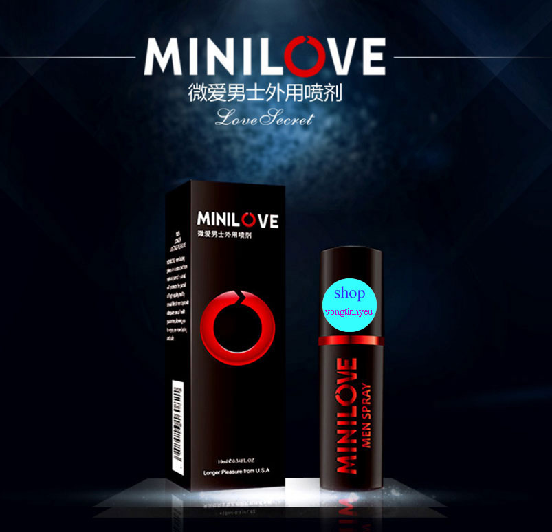Thuốc xịt Minilove trị xuất tinh sớm tăng thời gian quan hệ