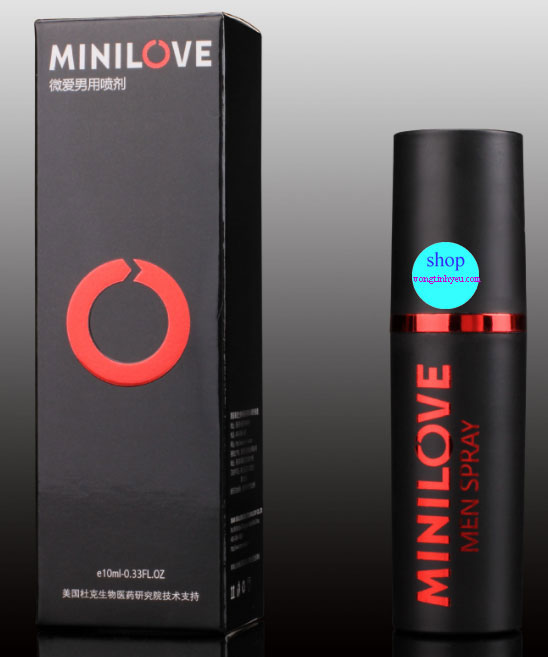 Thuốc xịt Minilove trị xuất tinh sớm tăng thời gian quan hệ